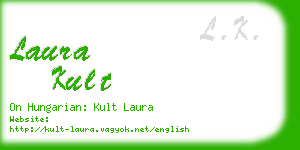 laura kult business card